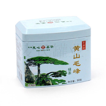 綠茶鐵罐,小布巖茶鐵罐包裝,黃山毛峰禮品罐